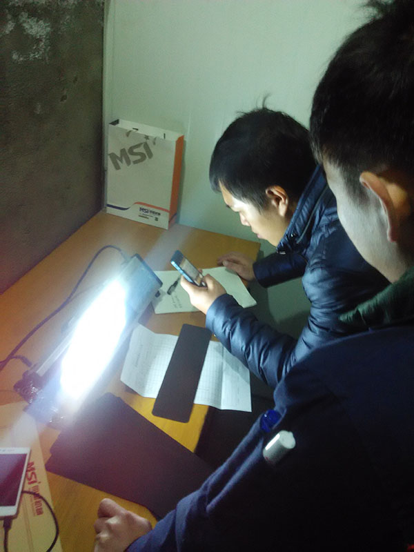 客戶檢查我公司X射線探傷資料。